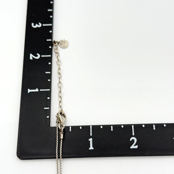 DIDAE 925 Sterling Silver Vintage Signed Heart Link Style Chain Necklace 16" - Picture 16 of 16